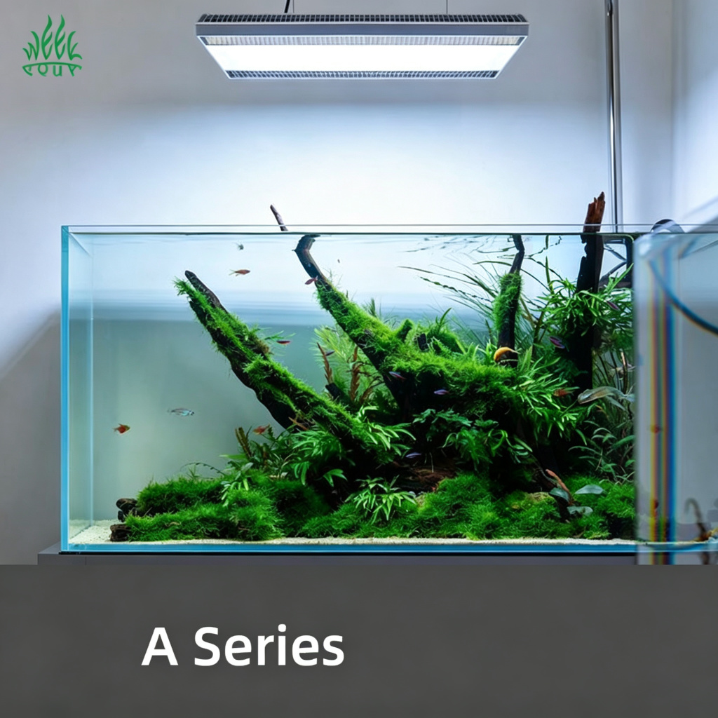 Planted Aquarium Aquascape - Lampu Akuarium LED Week Aqua A430Pro