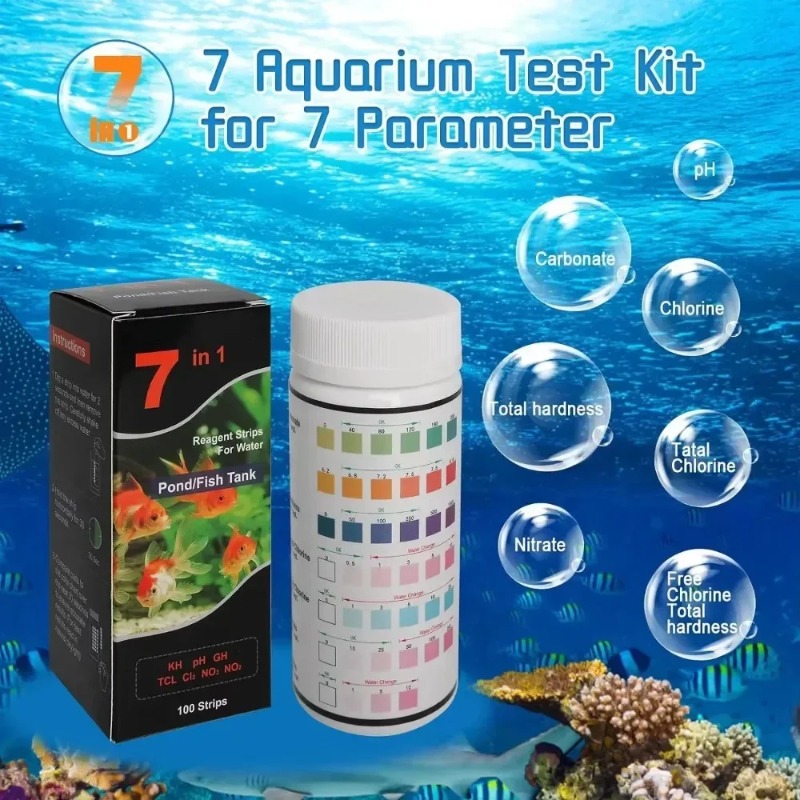 Planted Aquarium Test Kit - Strip Tes PH Akuarium, Strip Tes