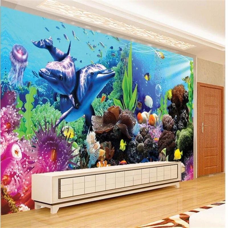 Planted Aquarium Wallpaper - Beibehang Kertas Dinding Mural Dinding 3D