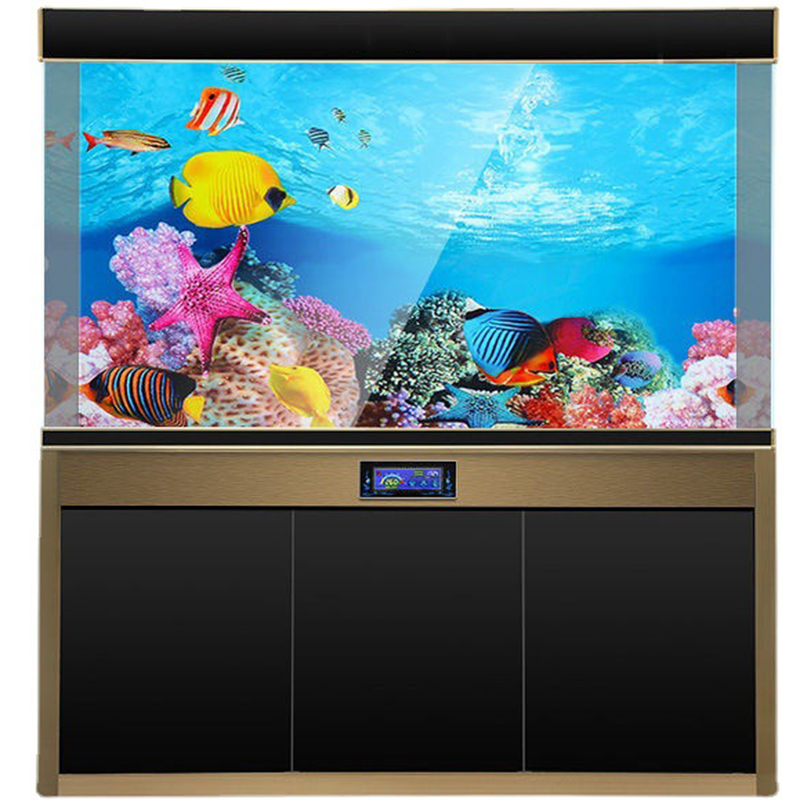 Planted Aquarium Wallpaper - Latar Belakang 3D untuk Akuarium Dua