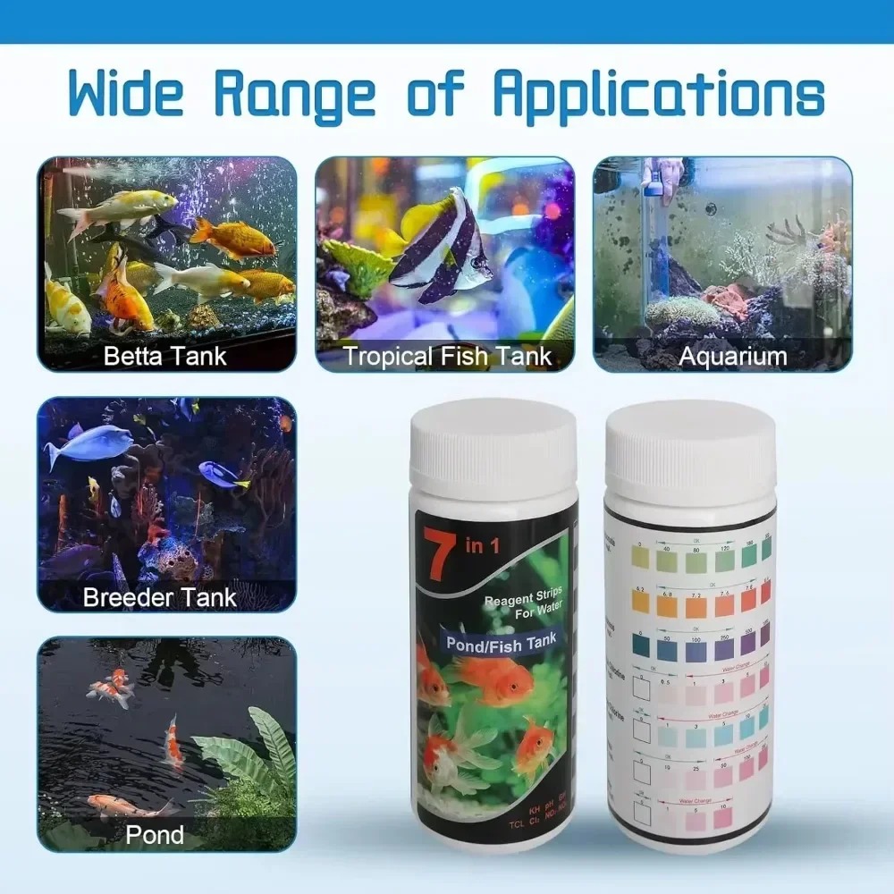 Planted Aquarium Test Kit - Strip Tes PH Laris Manis untuk