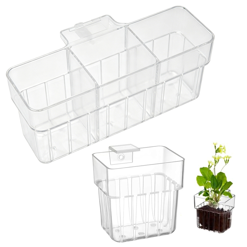 Keranjang Hidroponik Transpara - Aquarium Planted Wall ulasan dan harga