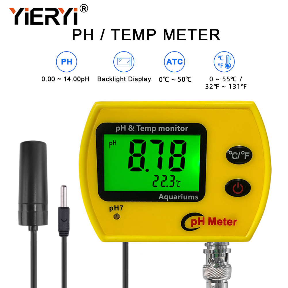 Yieryi PH Meter dengan Lampu L - Planted Aquarium Test Kit ulasan dan harga