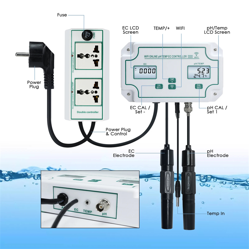 Tuya Wifi Digital 3-in-1 Pengo - Planted Aquarium Test Kit ulasan dan harga