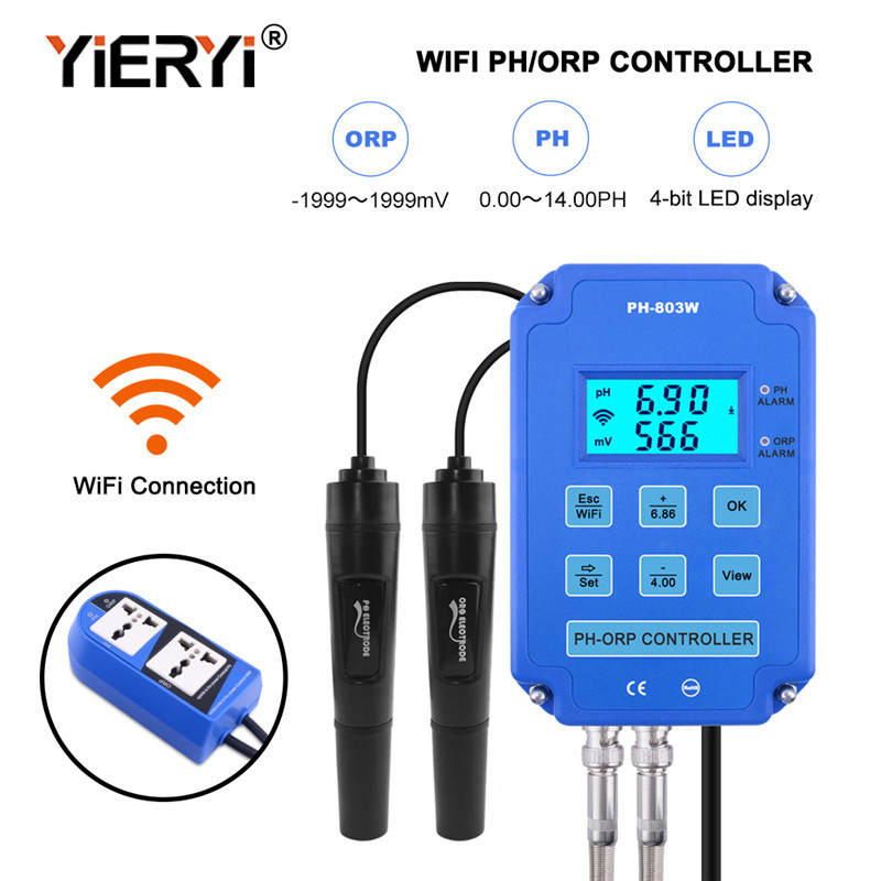Yieryi Digital PH WiFi ORP Red - Planted Aquarium Test Kit ulasan dan harga