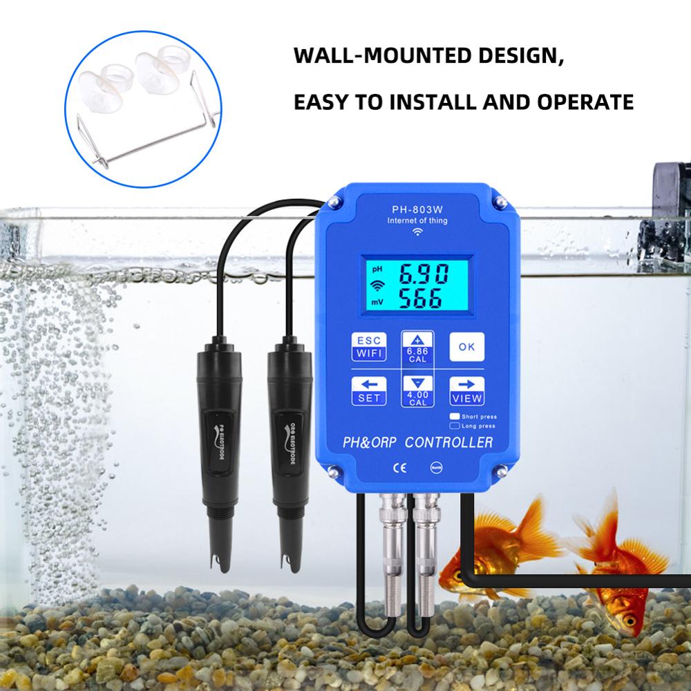 Yieryi Digital PH WiFi ORP Red - Planted Aquarium Test Kit ulasan dan harga