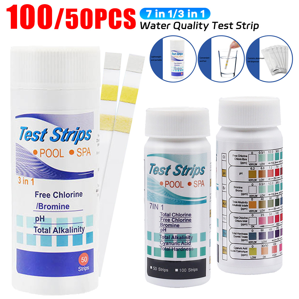 Strip tes akuarium 7 in 1, Str - Planted Aquarium Test Kit ulasan dan harga