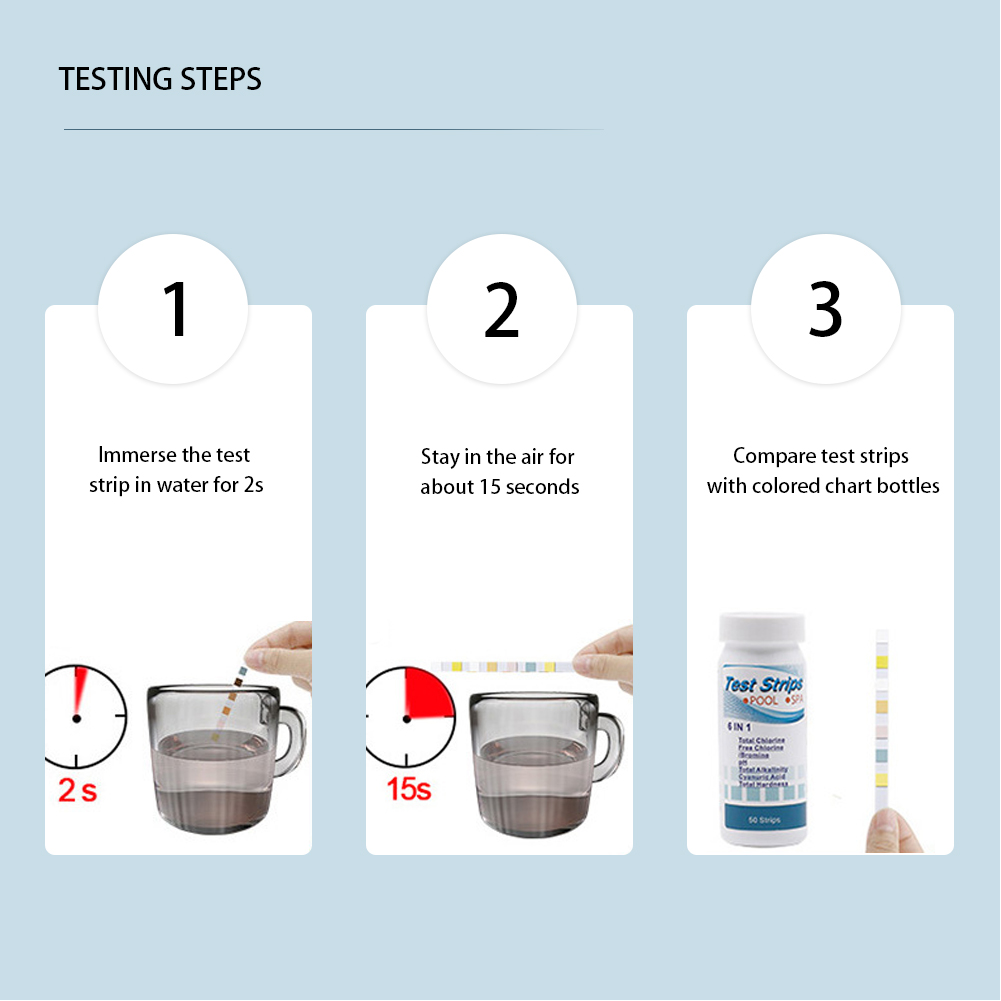 Strip tes akuarium 7 in 1, Str - Planted Aquarium Test Kit ulasan dan harga