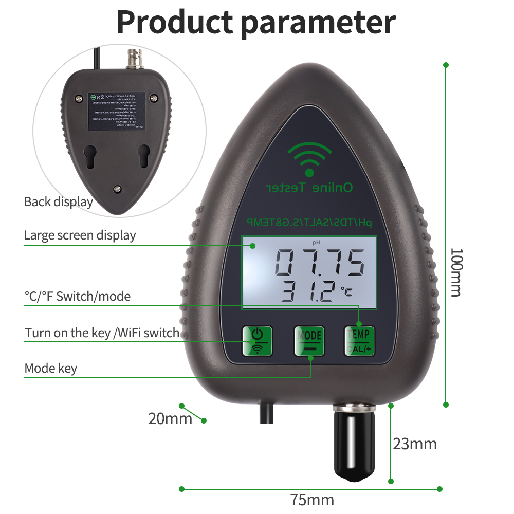 Tuya WiFi penguji kualitas air - Planted Aquarium Test Kit ulasan dan harga