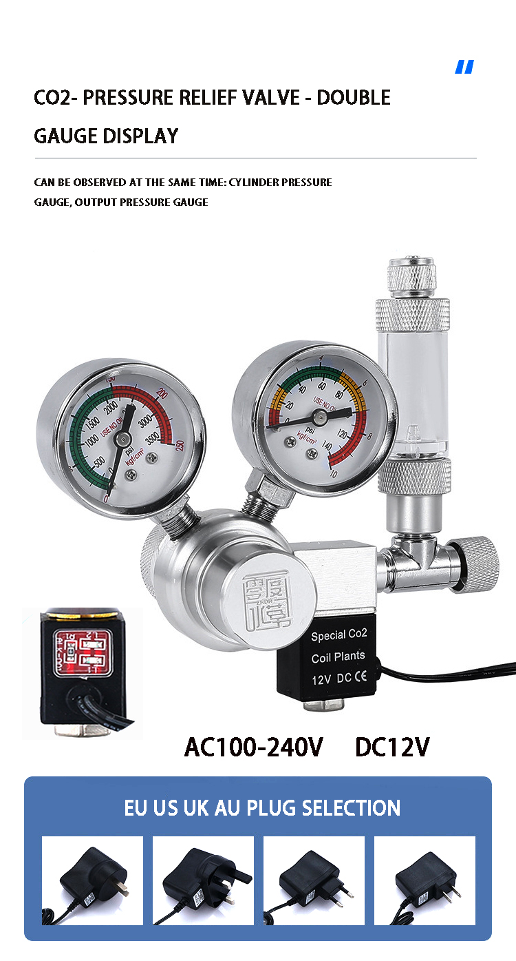 Katup solenoid akuarium, regul - Aquarium Plant Order ulasan dan harga