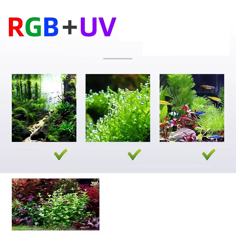 Lampu LED 60cm 80cm 90cm RGB U - Planted Aquarium For Sale ulasan dan harga