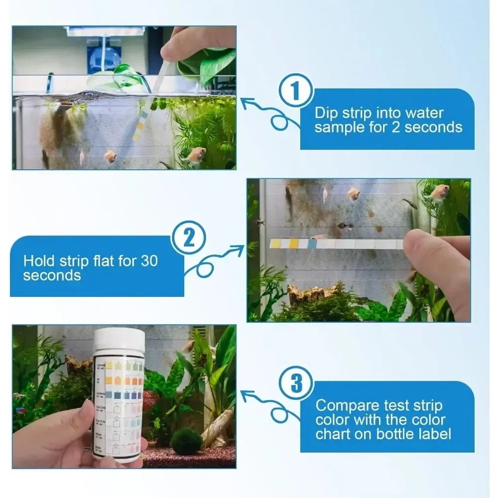 Strip Tes Akuarium Kit Kualita - Planted Aquarium Test Kit ulasan dan harga