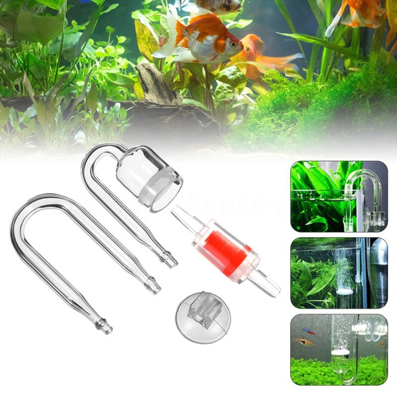 4 buah Set CO2 DIY Diffuser, u - Aquarium Plant Order ulasan dan harga